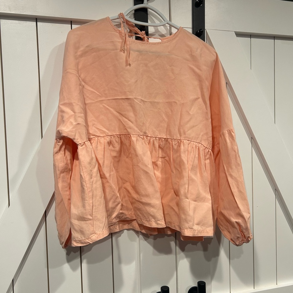 Peach Women's Top